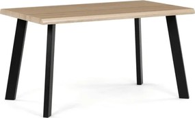 Jedálenský stôl 80x140 cm HT-F4514 OAK divoký dub