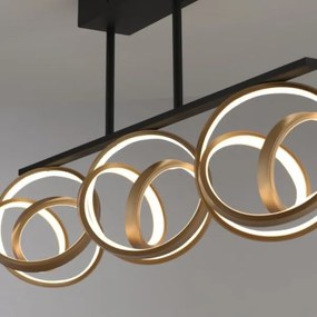 JUST LIGHT. 6245-18 - LED Prisadený luster LOOP 3xLED/11W/230V 2700-5000K + DO