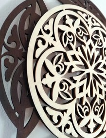 SENTOP | Drevený dekoratívny obraz s elegantným vzorom - mandala I SENTOP PR0304