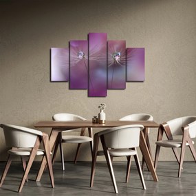 Obraz kvapôčok na páperí (150x105 cm)