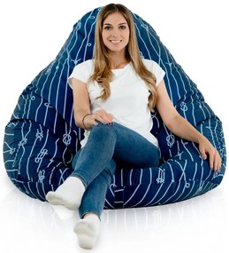 Sedací vak DROP XXL marine