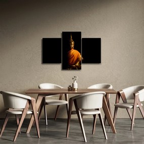 Obraz - Zlatá socha Budhu (90x60 cm)
