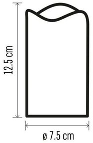 SADA 2x LED Vianočná dekorácia  2xLED/2x2AA + diaľkový ovládadač