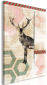 Artgeist Obraz - Lost Deer (1 Part) Vertical Veľkosť: 40x60, Verzia: Na talianskom plátne