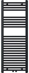 Novaservis - Kúpeľňový rebríkový radiátor 490W/230V 120x45 cm čierny rovný