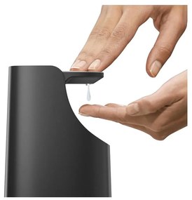 Čierny plastový dávkovač mydla 350 ml Slim – Joseph Joseph