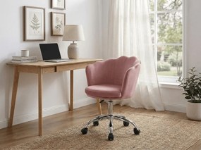 Kancelárske kreslo ROSE VELVET, staroružové