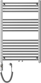 Mexen Mars, elektrické vykurovacie teleso 900x600 mm + vykurovacia tyč 300 W, chrómová, W110-0900-600-2300-01