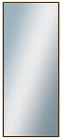 DANTIK - Zrkadlo v rámu, rozmer s rámom 50x120 cm z lišty Hliník hnedá (7269211)