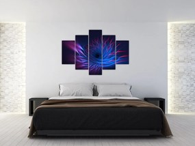 Obraz - abstrakcia kvetu (150x105 cm)