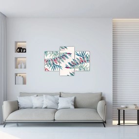 Obraz - Tropické listy (90x60 cm)