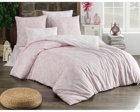BedTex Bavlnené obliečky Almina púdrová, 220 x 200 cm, 2 ks 70 x 90 cm, 220 x 200 cm, 2 ks 70 x 90 cm