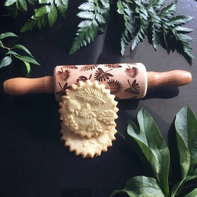 Goody Woody Embosovaný valček na cesto Tropical Leaves – malý