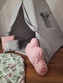 Detský stan Tipi s podložkou v tvare listu