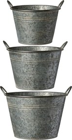 Ib Laursen Kovový kvetináč Urban Garden Grasps Conical S