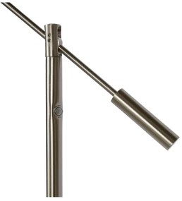 Lucide 19766/09/12 - LED Stmievateľná stojacia lampa ANSELMO LED/9W/230V chróm