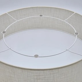 Stropné svietidlo SIRJA 2xE27/60W/230V pr. 45 cm krémová