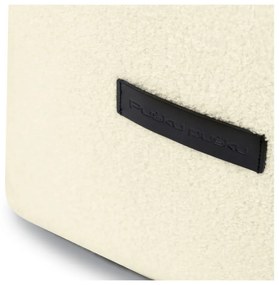 Krémový sedací vak z textílie buklé Up! MooG – SLOWDOWN