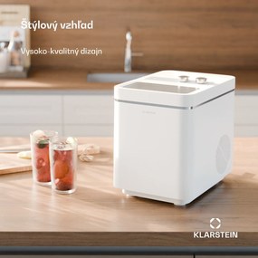 Klarstein IceCraft zmrzlinovač | 2 režimy | 1,3 l studenej vody | automatické čistenie | 12 kg/24 h