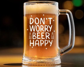 Dekorant Pivný polliter DONT WORRY BEER HAPPY