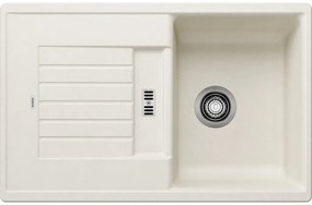 Blanco Zia 45 S, silgranitový drez 780x500x190 mm, 1-komorový, biela soft, BLA-527200