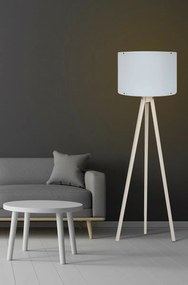 Stojacia lampa Tripod White Cream 132