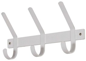 Biely kovový nástenný vešiak 40 cm Dexter – Spinder Design