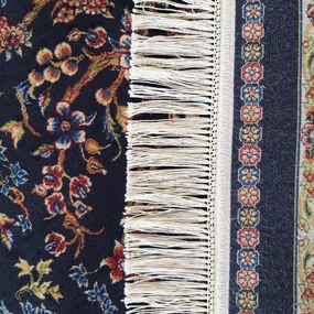 DY Hodvábny exkluzívny koberec Qum Silk 11 - modrá Rozmer: 200x300 cm