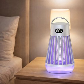 Lean Elektrická lampa na komáre s UV svetlom - biela