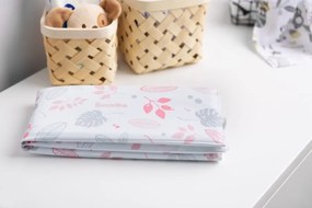 SENSILLO Cestovná prebaľovacia podložka Sensillo Floral ružová