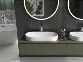 Mexen Sofia umývadlo na dosku z konglomerátu 70 x 35 cm, biele - 23067001