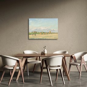 Obraz - Camille Pissarro, Landscape, Ile de France, reprodukcia (70x50 cm)