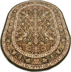 DC Koberec Orient ovál 007 zelená Rozmer: 60×100 cm