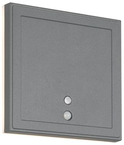 LED nástenné vonkajšie svietidlo (výška 14 cm) Fortaleza – Reality