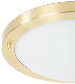 Inteligentné stropné svietidlo zlaté 31 cm IP44 vrátane Wifi A60 - Yuma