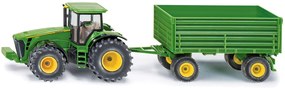 SIKU Farmer – traktor John Deere s vlekom, 1:50