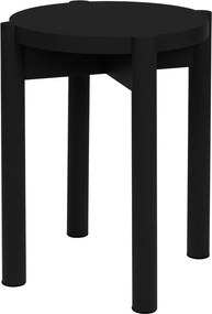 Čierna stolička z bukového dreva Hopp – noo.ma