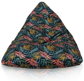 Sedací vak Bermudy farebné listy