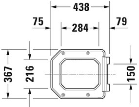 Duravit 1930 Series - WC sedátko, oktogonálny otvor, biela 0064890000