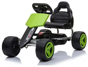 Baby Mix Detská šliapacia motokára Go-kart Speedy, zelená