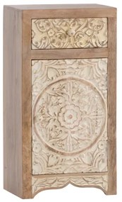 furniture-nabytek.cz - 5-dielna kúpeľňová sada Delhi z masívneho manga, lakovaná, hnedá