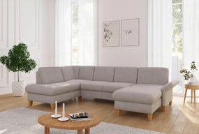 XXXLutz SEDACIA SÚPRAVA, textil, sivobéžová Sit & More - Sedačky - 000144016198