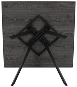 Autronic BONTEC Jedálenský stôl 90x90cm, lamino, sivý dub, HT-R5190 GREY Farba: Šedá