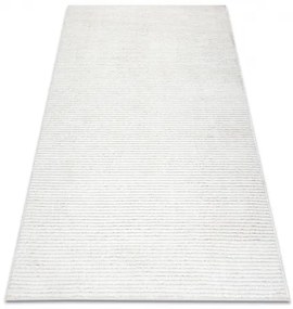 Moderný koberec MODE 00052 linky, geometrická krémová Veľkosť: 80x150 cm