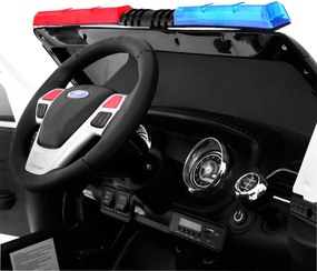 Ramiz Detské policajné SUV na batérie na diaľkové ovládanie + sirény + svetlá + megafón
