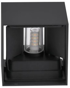 Vonkajšie nástenné svietidlo KIOTO 1xG9/5W/230V IP44 čierna