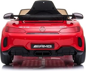 LEAN CARS Elektrické autíčko Mercedes GTR červené, LED, MP3