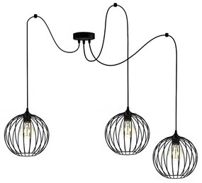 Luster na lanku MATT 3xE27/60W/230V pavúk