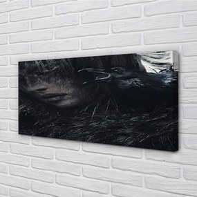 Obraz canvas temná postava 120x60 cm