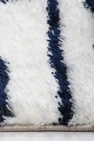 Koberec Boho 610 CREAM/NAVY BLUE rozmery koberec: 120x170 cm